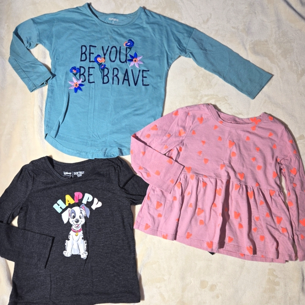 Kids Long Sleeve Shirts 3pack